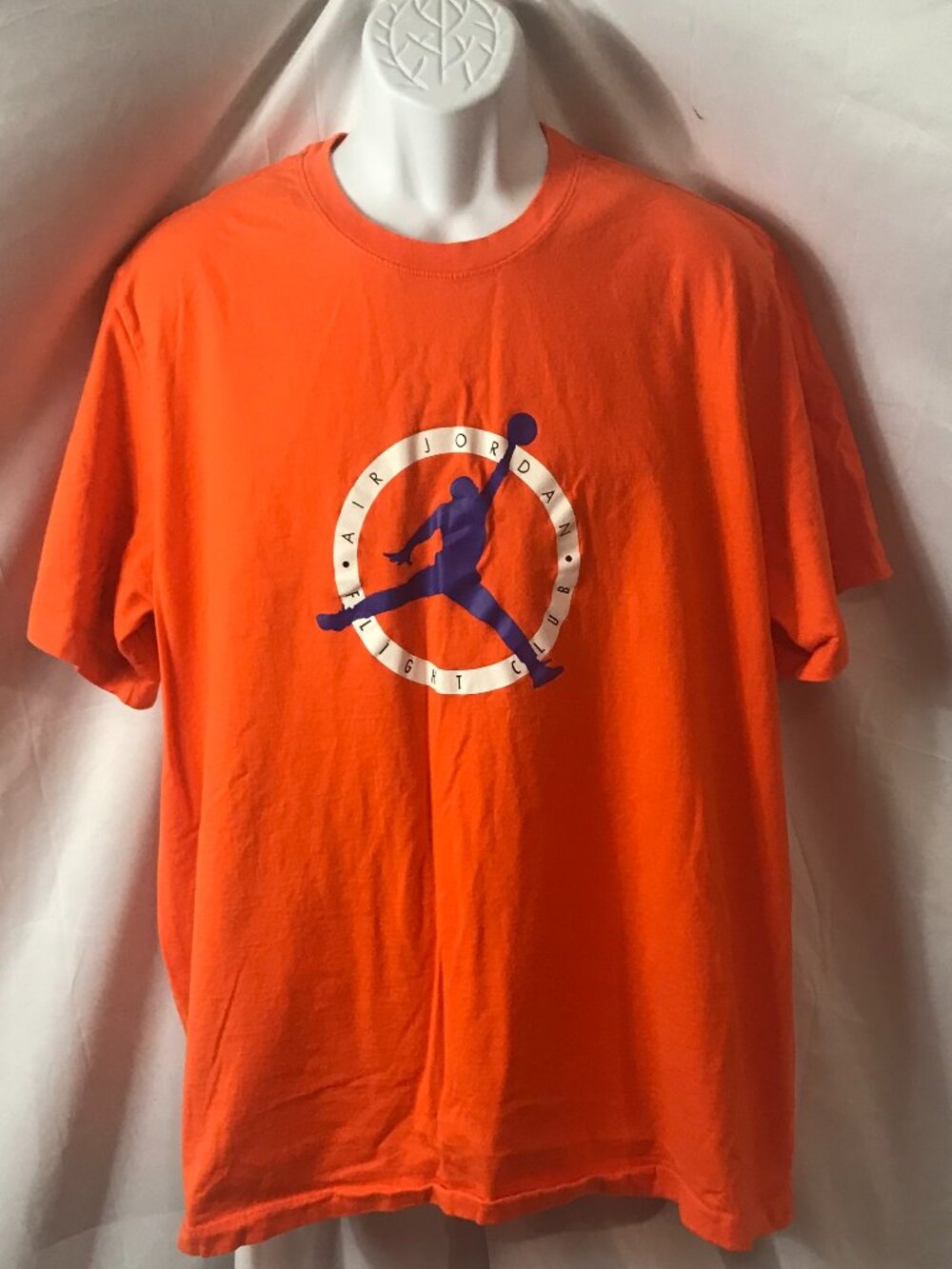 Jordan Air Flight Club Emblem Activewear Athletic Sport Cut Tee Shirt
